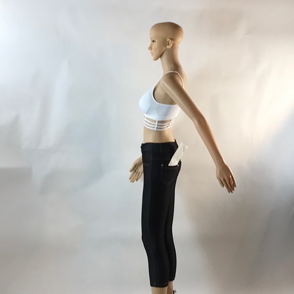 DENIM BLUE CAPRI JEGGING-COLOR MAY VARY-PRICE FIRM - Picture 4 of 8